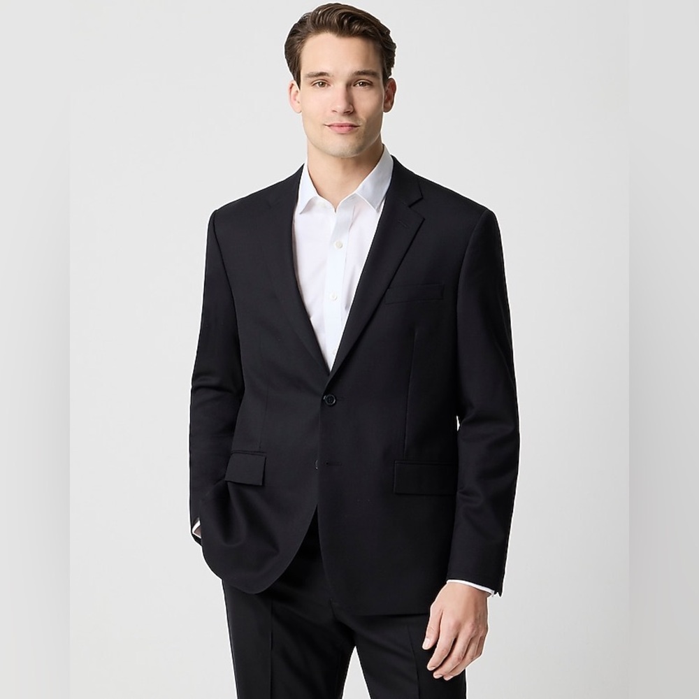 J Crew Classic-Fit Thompson Worsted Wool Suit Jacket Cf873